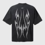 Hellstar Flame Tribal Motion T-shirt Balck