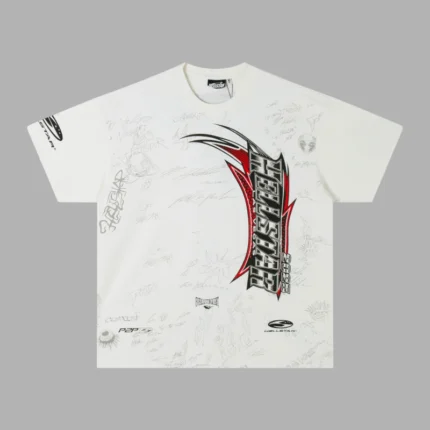 Hellstar White Nascar Tee