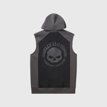 H-D Willie G Skull Sleeveless Hoodie