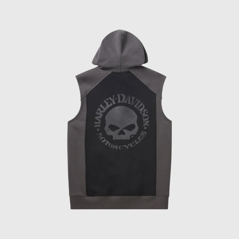 H-D Willie G Skull Sleeveless Hoodie