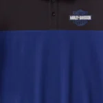 H-D Essential Bar & Shield Color Blocked Polo