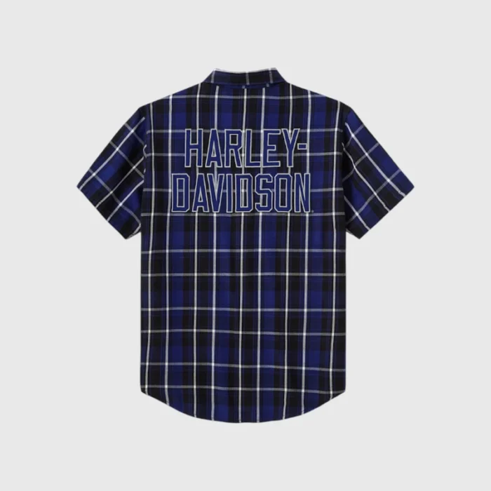 H-D Essential Short Sleeve Plaid Shirt