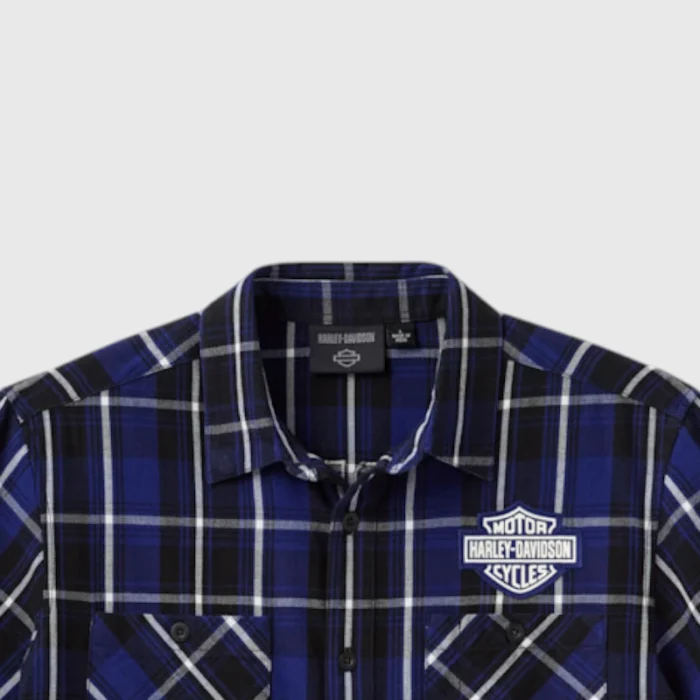 H-D Essential Short Sleeve Plaid Shirt