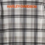 H-D TECH COOLMAX Plaid Shirt white