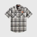 H-D TECH COOLMAX Plaid Shirt white
