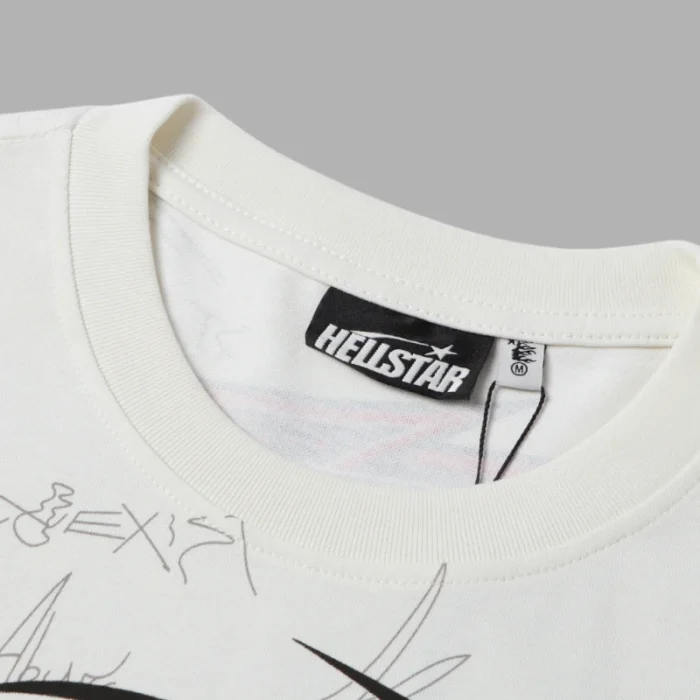 White Nascar Tee Hellstar