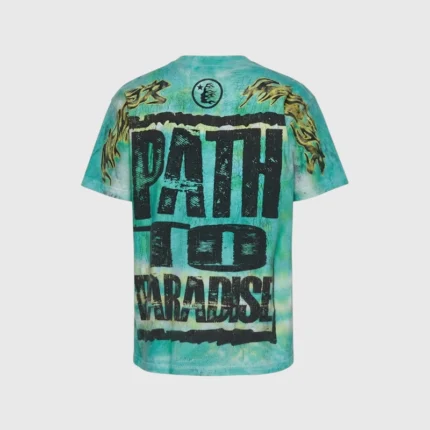 Hellstar Rasta Skull Tye-Dye T-Shirt