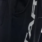 Hellstar Flame Sweatpants Black Closeup