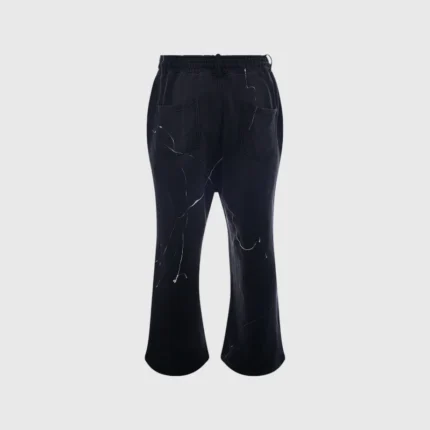 Hellstar Flame Sweatpants Black Backview