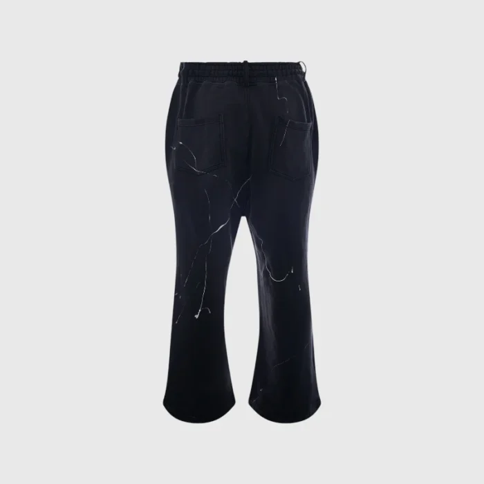 Hellstar Flame Sweatpants Black Backview