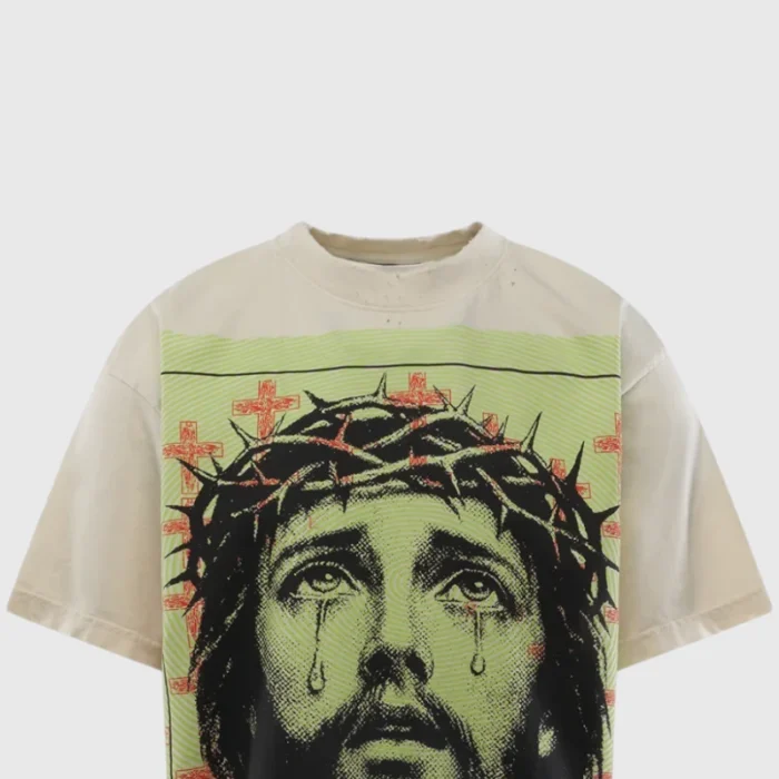 Hellstar Jesus Off White T-Shirt