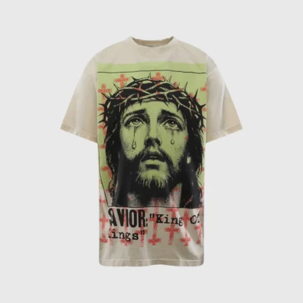 Hellstar Jesus Off White T-Shirt