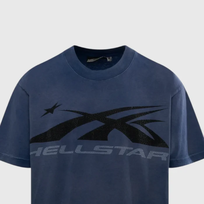 Hellstar Rhinestone Logo T-Shirt frontview