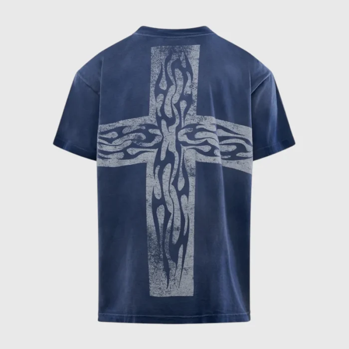 Hellstar Carry Your Cross T-Shirt Back View