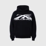Hellstar Sports Logo Black Hoodie Front