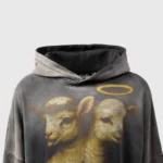 Hellstar Lamb Hoodie grey