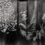 Hellstar I Heart Paris Black Hoodie