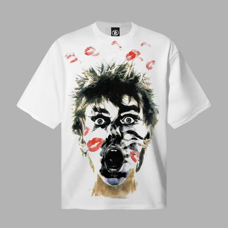 Hellstar Kisses Graphic Print T-Shirt