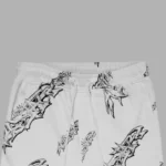 Hellstar White Graffiti Sweatpants