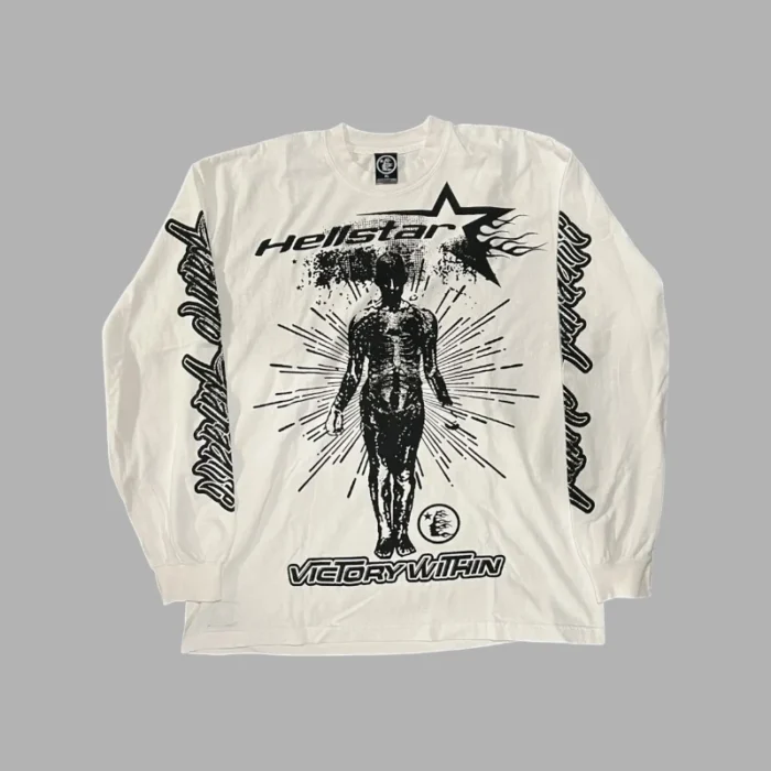 Hellstar Victory Within thermal longsleeve White