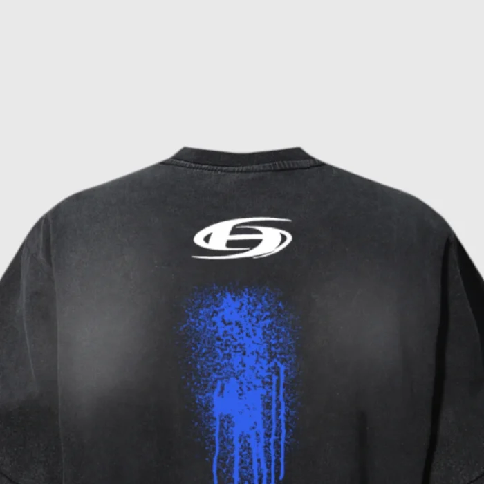 Hellstar Spray Paint Logo T-Shirt Black