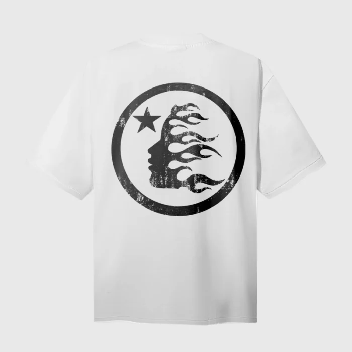 Graphic T-Shirt Hellstar GABOS White