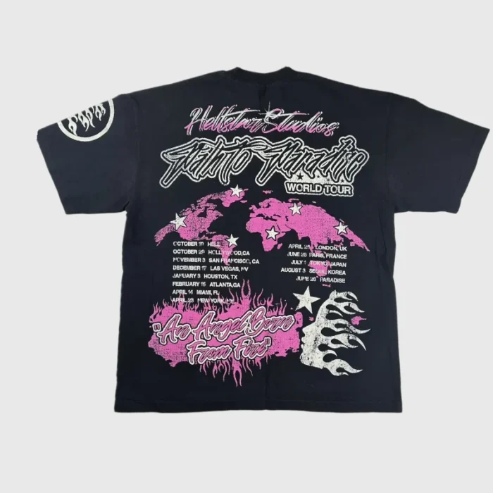 Hellstar Angel Born Fire T-shirt