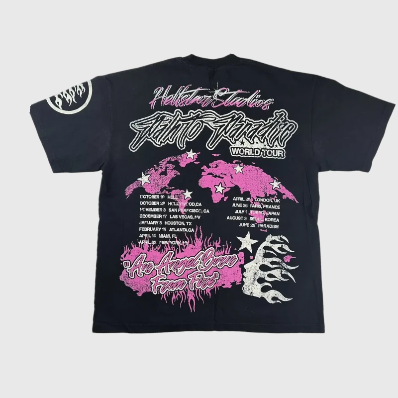 Hellstar Angel Born Fire T-shirt