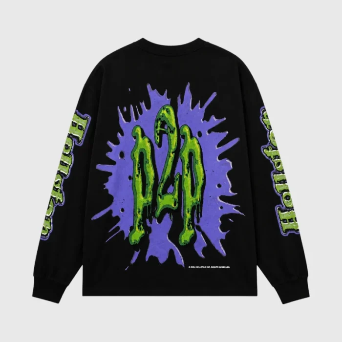 Hellstar Horror Book long Sleeve Sweater