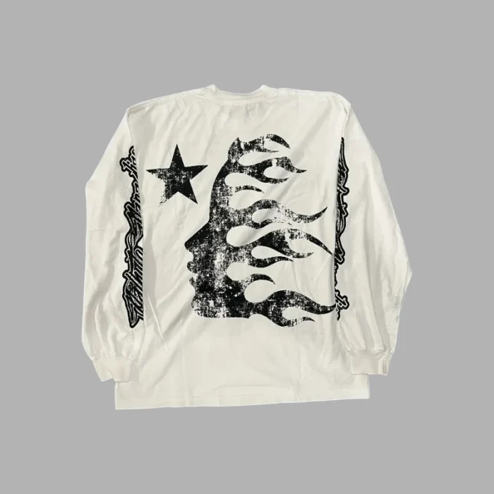 Hellstar Victory Within thermal longsleeve White