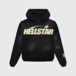 Hellstar Smoke Black Uniform Hoodie Front