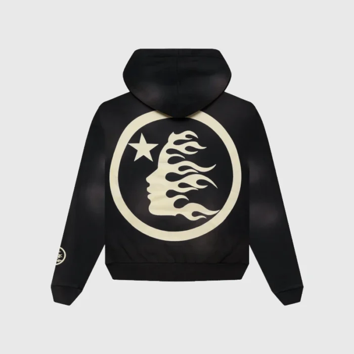 Hellstar Smoke Black Uniform Hoodie Back