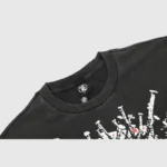 Hellstar Skull Washed T - Shirt Black - Image 3