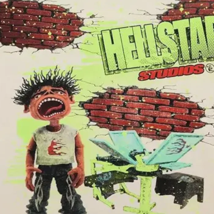 Hellstar Studios Brick Wall T-Shirt - Image 3
