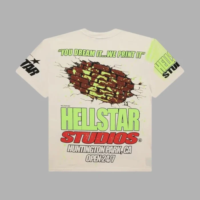 Hellstar Studios Brick Wall T-Shirt - Image 2