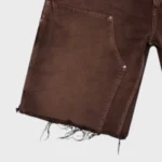 Hellstar Denim Shorts Brown - Image 3