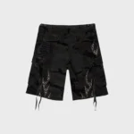 Hellstar Studded Cargo Shorts - Image 2