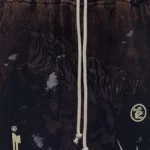 Hellstar Graffiti Sweatpants Brown - Image 4
