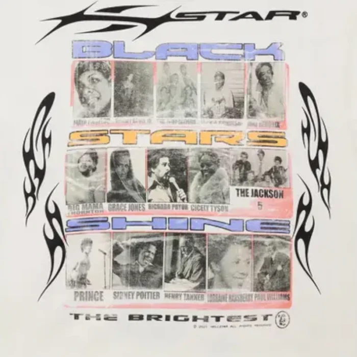 Hellstar Black Stars T-Shirt - Image 4
