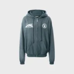 Hellstar Hs Logo Zip-Up Hoodie