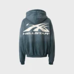 Hellstar Hs Logo Zip-Up Hoodie - Image 2