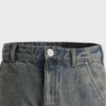 Hellstar Dirty Wash Carpenter Jeans Blue - Image 4