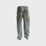 Hellstar Dirty Wash Carpenter Jeans Blue - Image 2