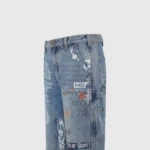 Hellstar Scribble Carpenter Denim Short - Image 3