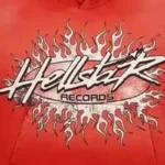 Hellstar Records Red Hoodie - Image 3