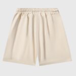 Hellstar Sports Flame Shorts Biege - Image 2
