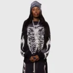 Hellstar Halloween Skeleton Print Hoodie - Image 6