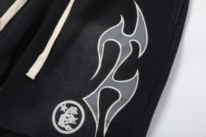 Hellstar Studios Records Shorts Black - Image 5