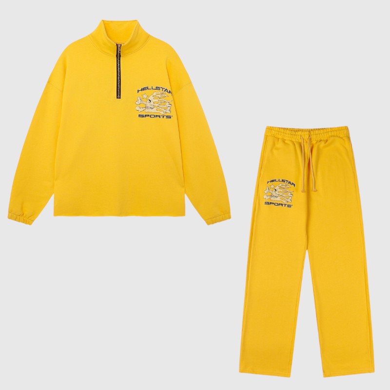 48ca96c0-Photoroom.jpg Hellstar Sports Yellow Tracksuit - Image 1