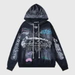 Hellstar Black Graphic Print Tracksuit - Image 2